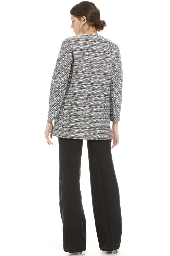 Interwoven fabric topcoat Intrend Interwoven fabric topcoat Intrend