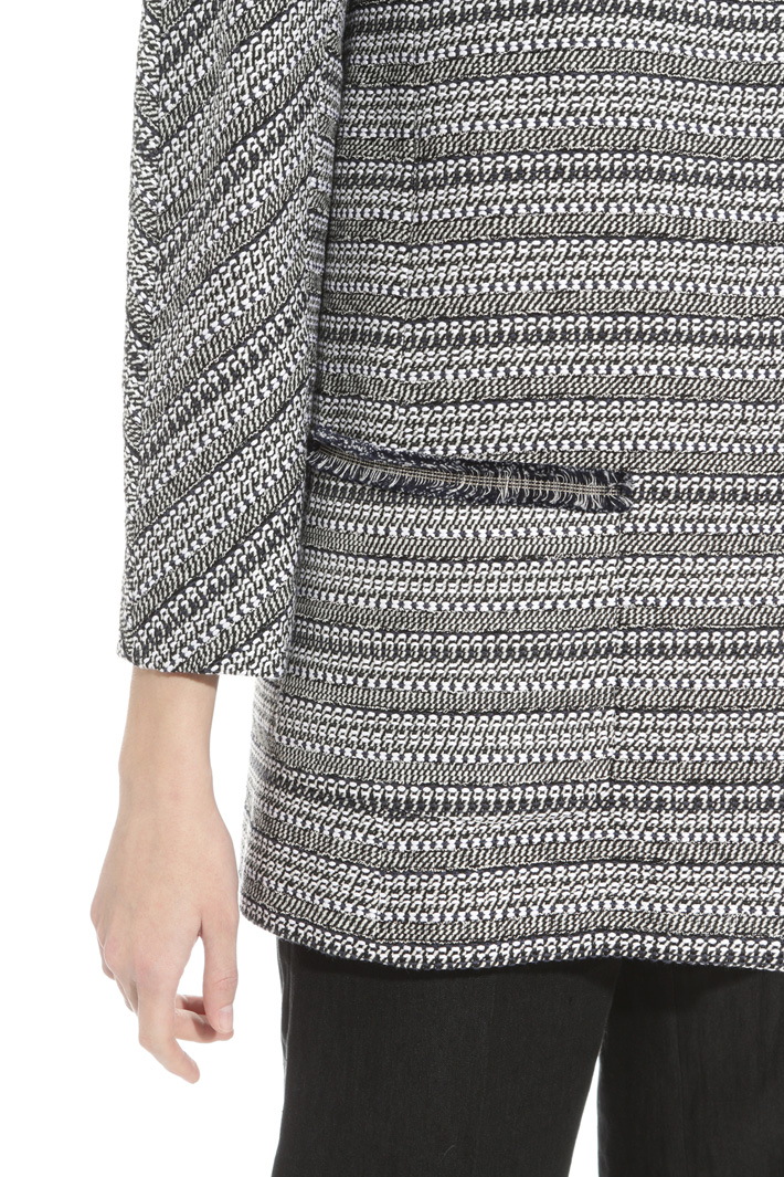 Interwoven fabric topcoat Intrend Interwoven fabric topcoat Intrend