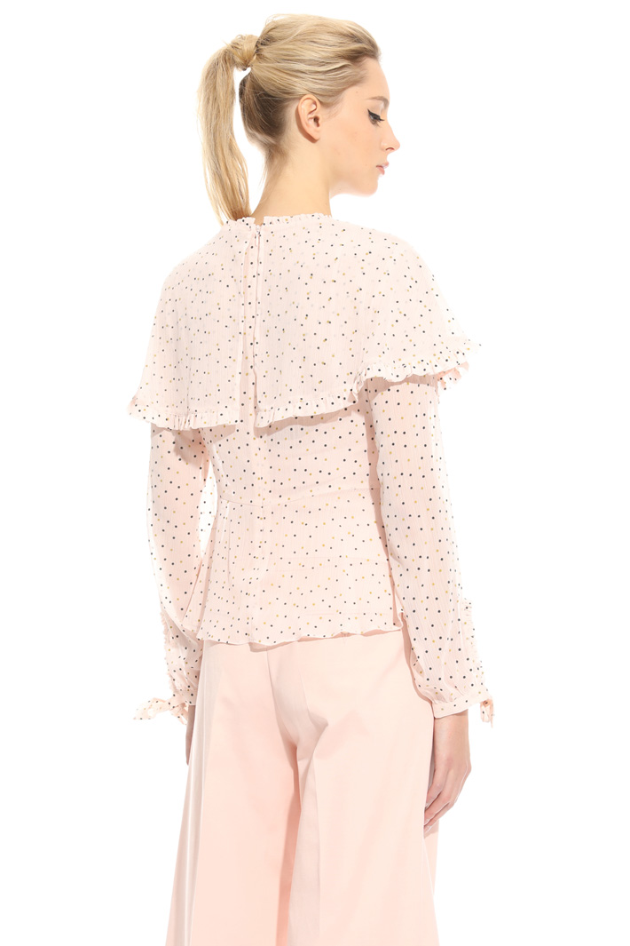 Flock-print blouse Intrend Flock-print blouse Intrend