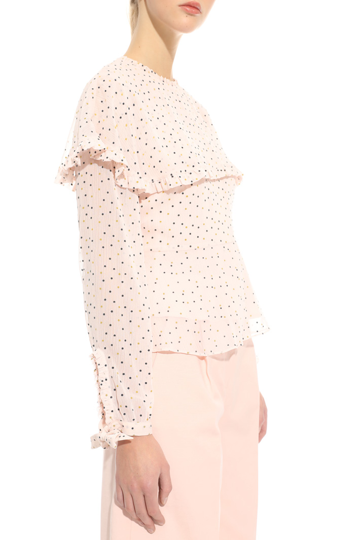 Flock-print blouse Intrend Flock-print blouse Intrend