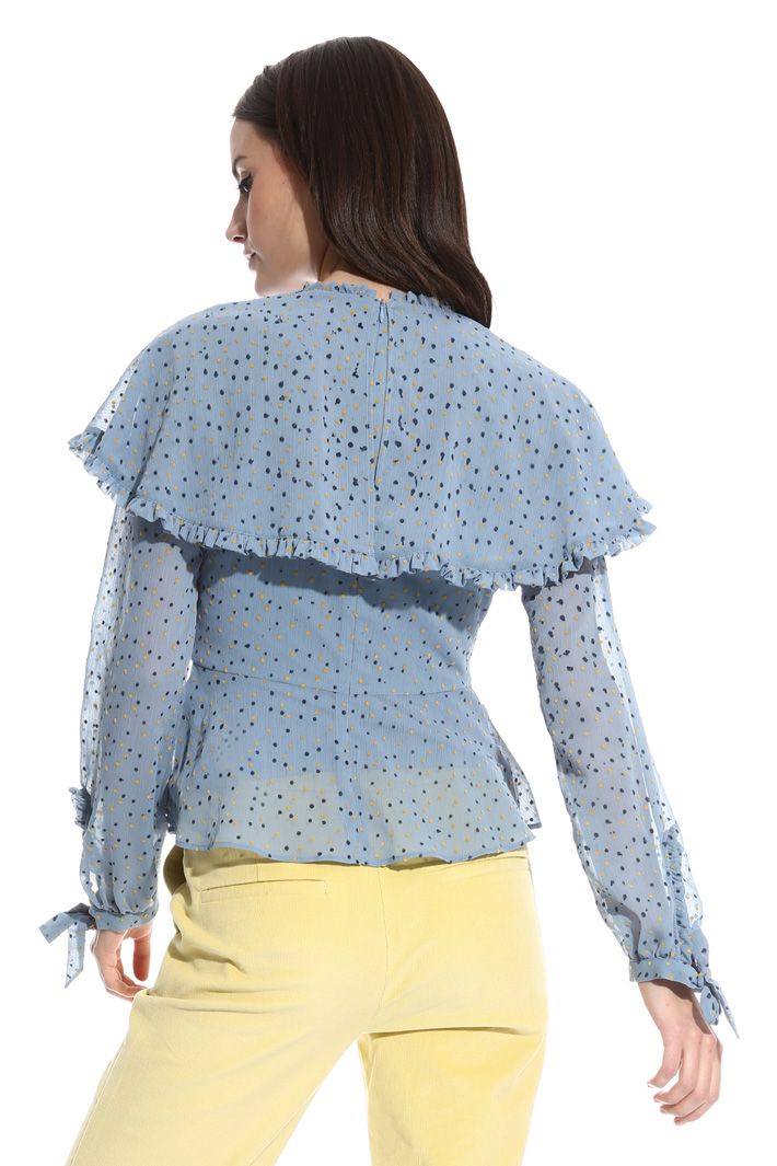 Blusa con stampa flock Intrend Blusa con stampa flock Intrend
