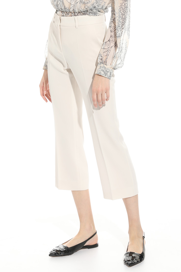 Pantalone cropped in cady Intrend Pantalone cropped in cady Intrend