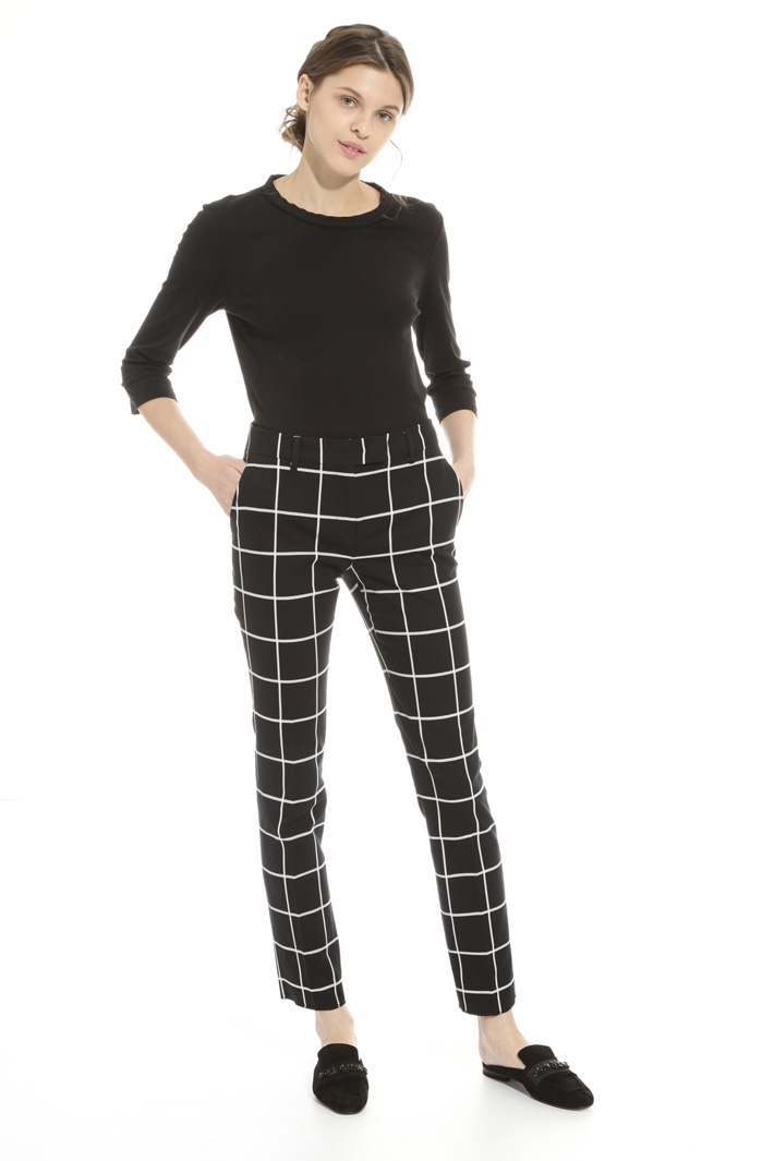 Pantalone sigaretta stampato Intrend Pantalone sigaretta stampato Intrend