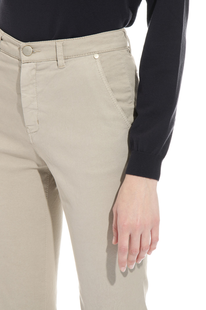Pantalone flare in drill Intrend Pantalone flare in drill Intrend