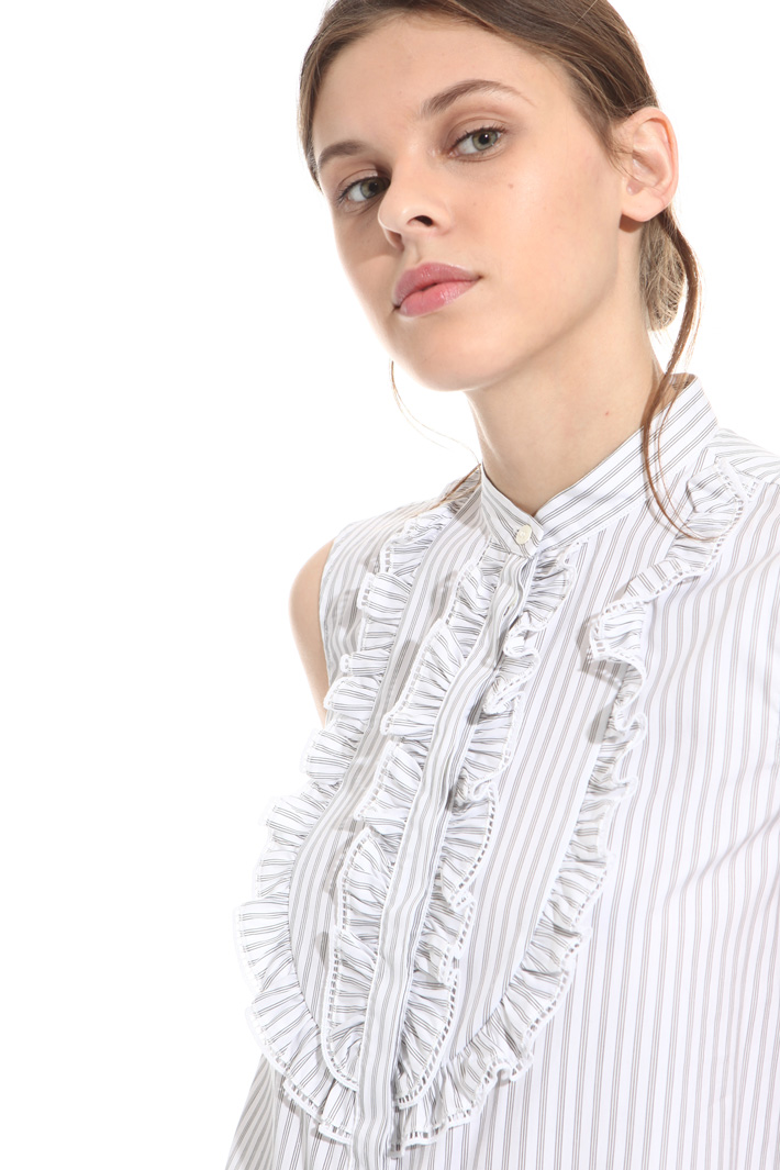 Frilled cotton shirt Intrend Frilled cotton shirt Intrend