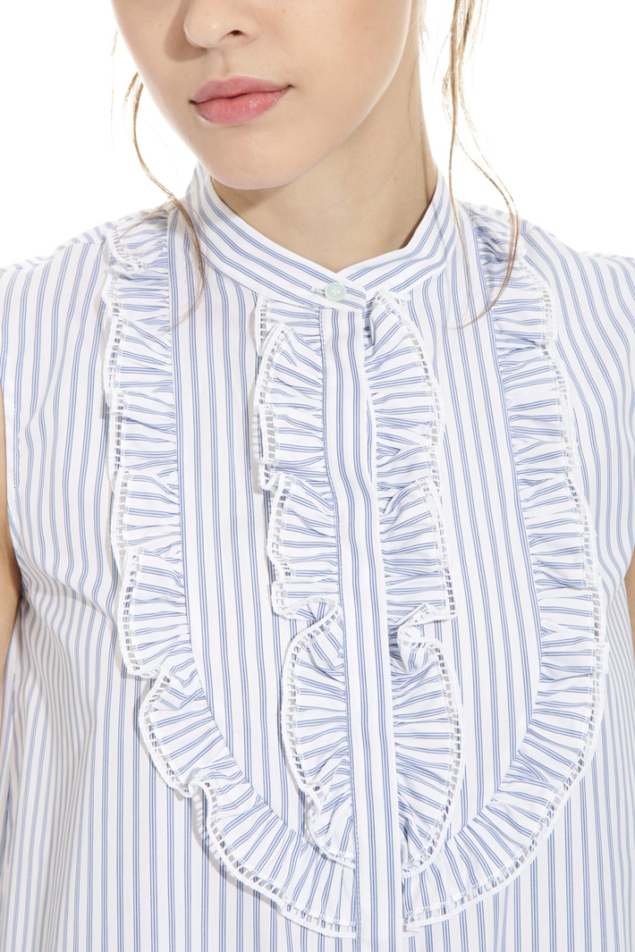 Camicia in cotone con ruches Intrend Camicia in cotone con ruches Intrend