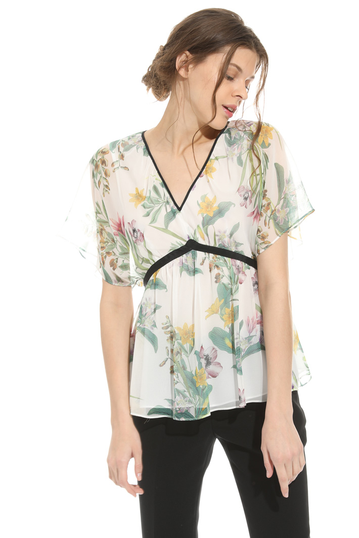 Blusa in seta stampata Intrend Blusa in seta stampata Intrend