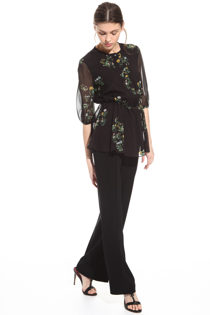 Blusa in seta stampata Intrend Blusa in seta stampata Intrend