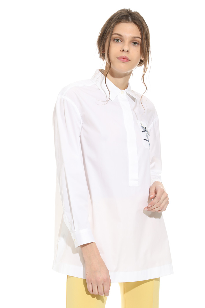 Embroidered cotton tunic Intrend Embroidered cotton tunic Intrend