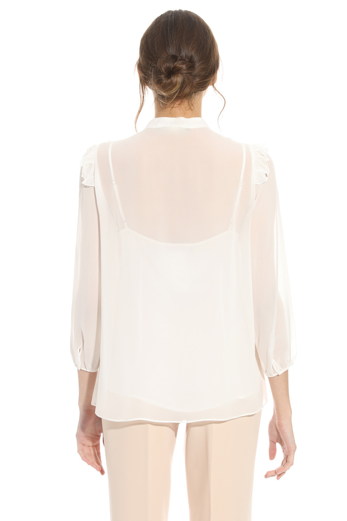 Blusa in seta con ruches Intrend Blusa in seta con ruches Intrend