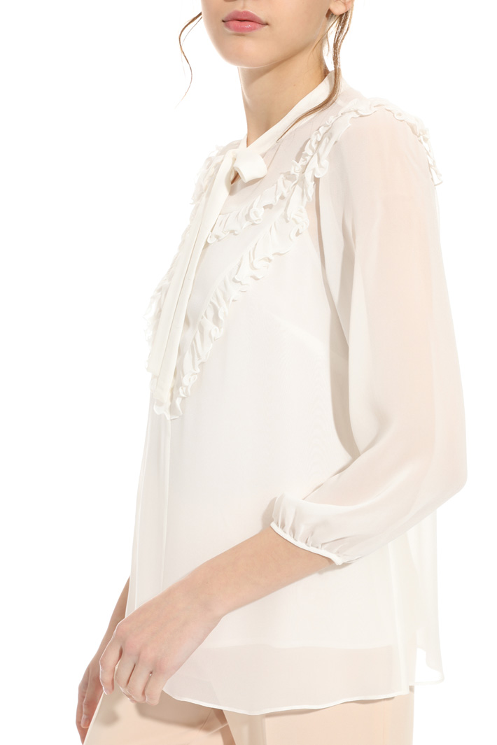 Blusa in seta con ruches Intrend Blusa in seta con ruches Intrend