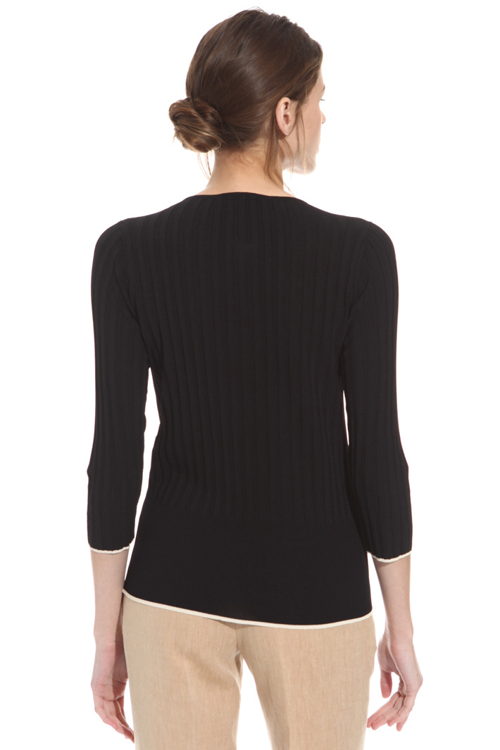 Cardigan in maglia a coste Intrend Cardigan in maglia a coste Intrend