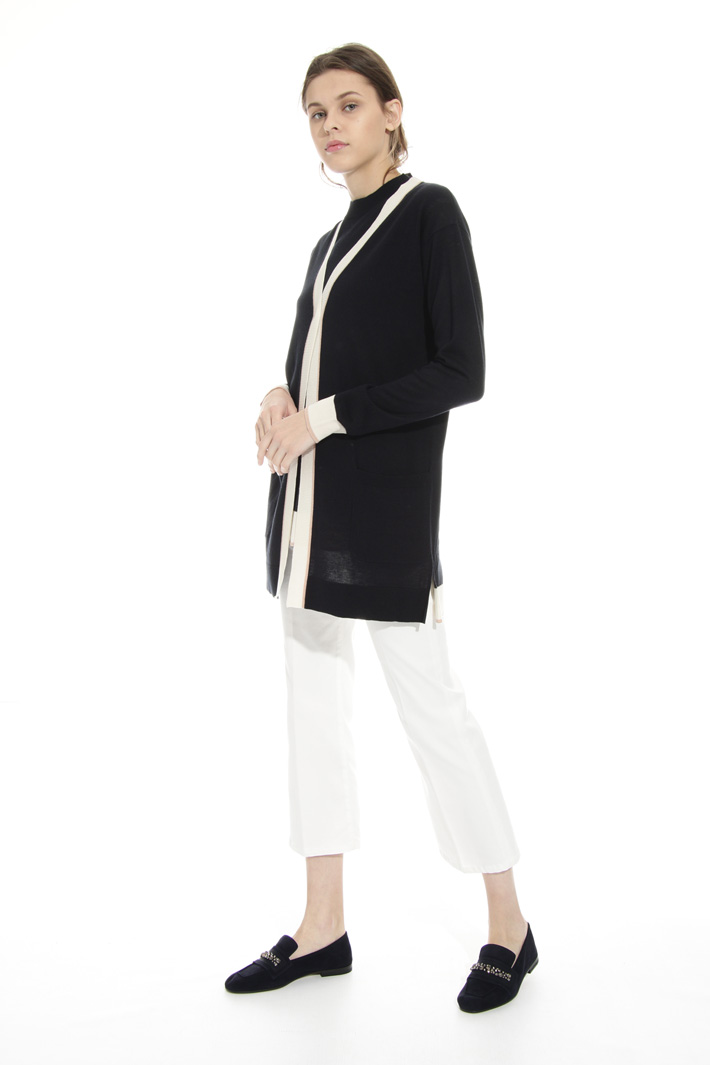 Cardigan in lana e seta Intrend Cardigan in lana e seta Intrend