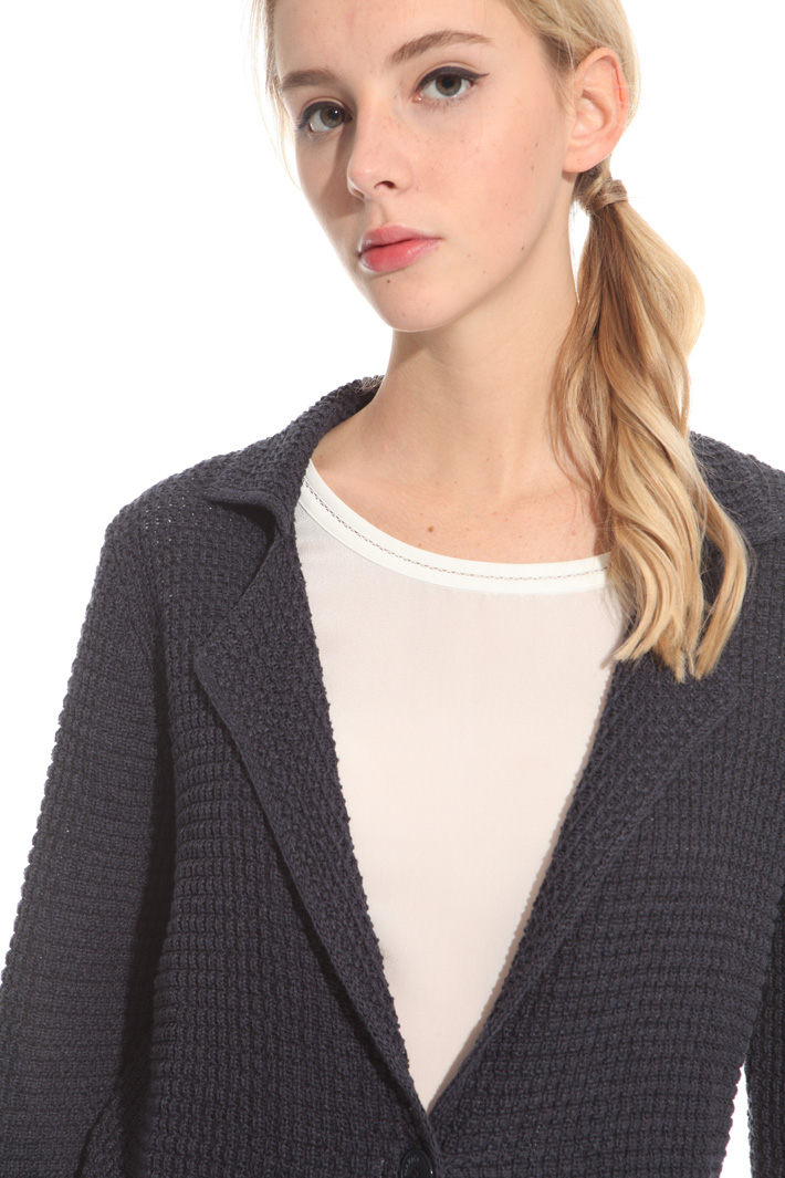 Cardigan modello blazer Intrend Cardigan modello blazer Intrend