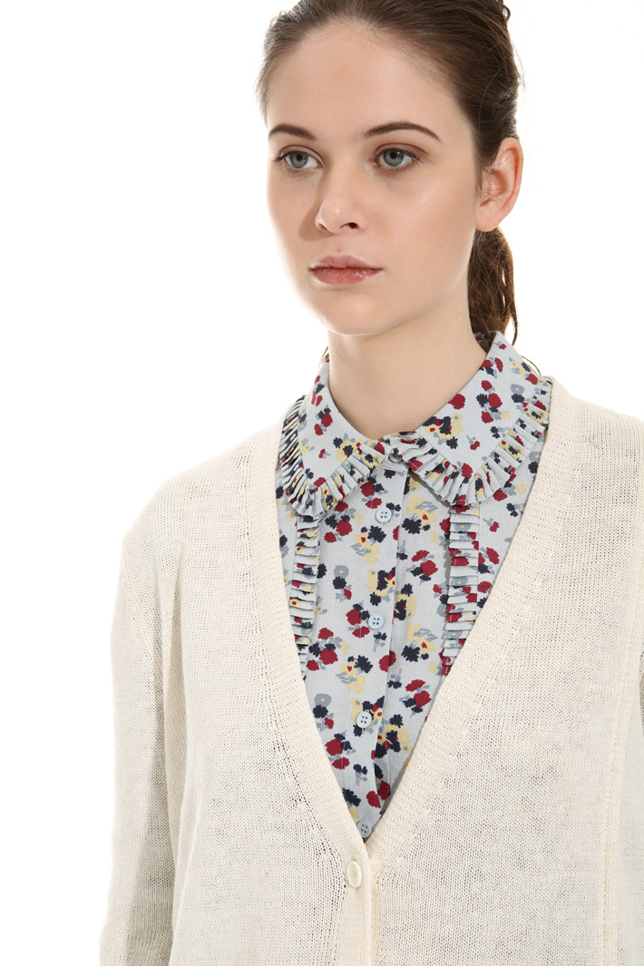 Cotton and linen cardigan Intrend Cotton and linen cardigan Intrend