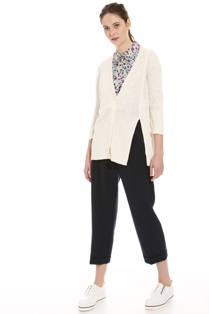 Cotton and linen cardigan Intrend Cotton and linen cardigan Intrend