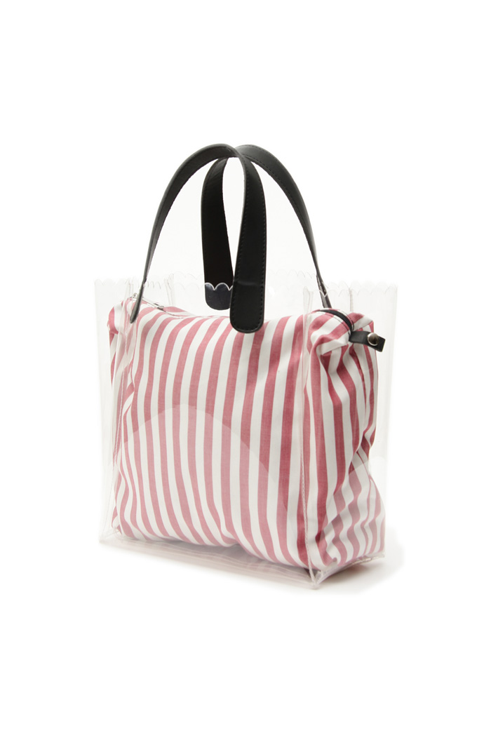 Clear bag with fabric sack Intrend Clear bag with fabric sack Intrend