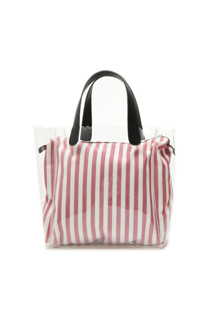 Clear bag with fabric sack Intrend Clear bag with fabric sack Intrend