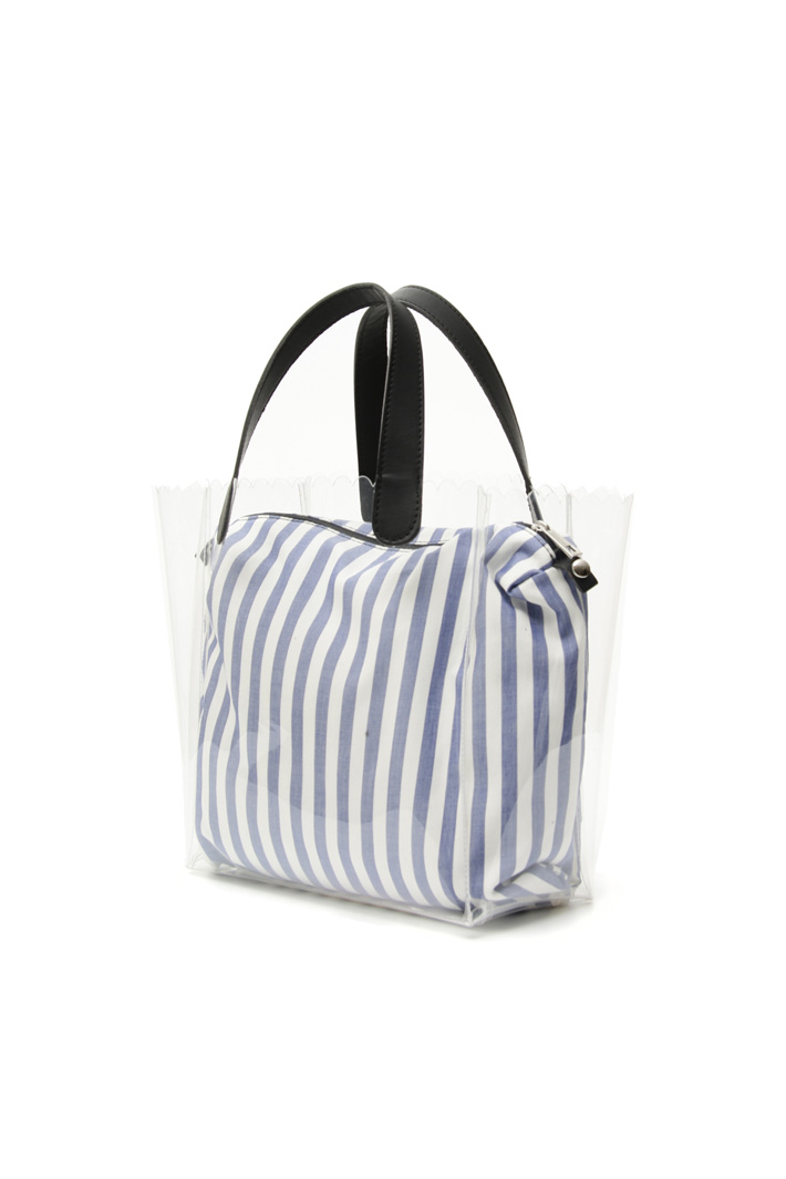 Clear bag with fabric sack Intrend Clear bag with fabric sack Intrend