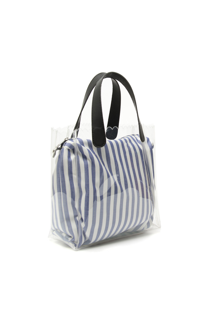Clear bag with fabric sack Intrend Clear bag with fabric sack Intrend