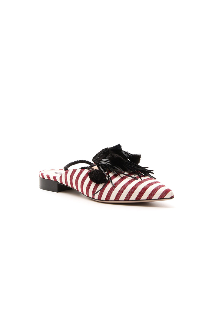 Sabot in canvas con frangia Intrend Sabot in canvas con frangia Intrend