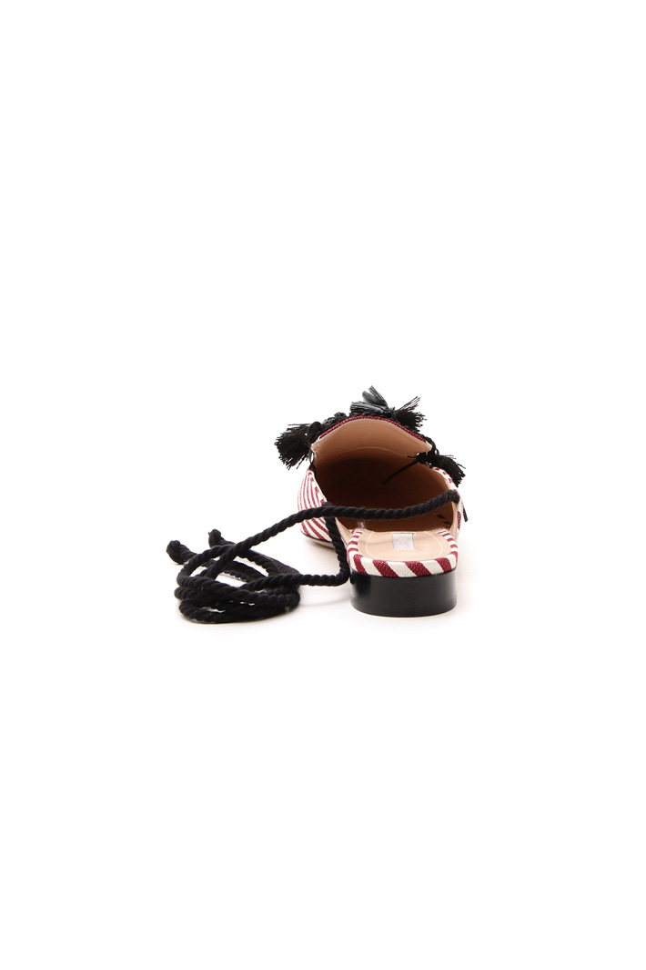Sabot in canvas con frangia Intrend Sabot in canvas con frangia Intrend