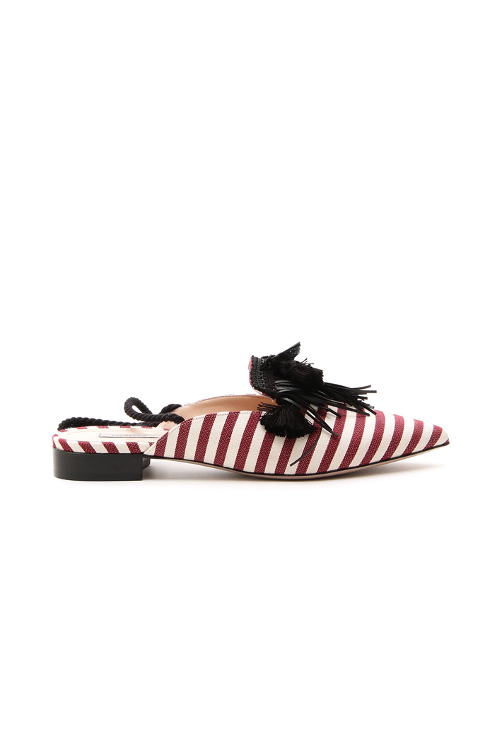 Sabot in canvas con frangia Intrend Sabot in canvas con frangia Intrend