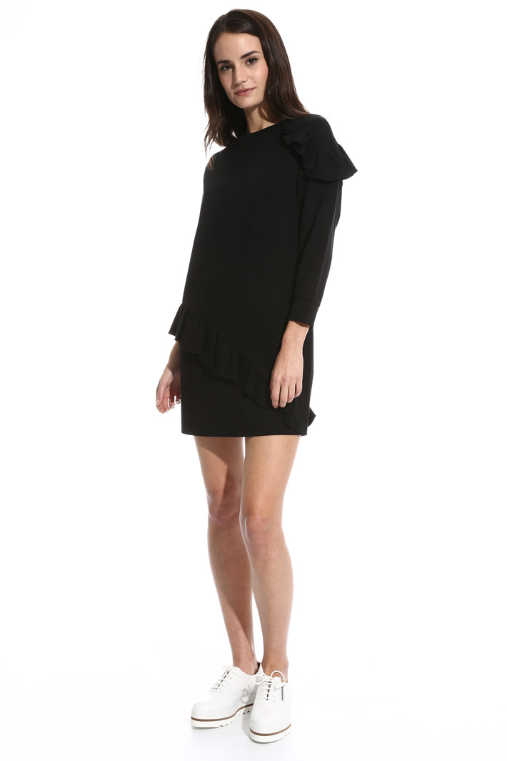 Flounced jersey dress Intrend Flounced jersey dress Intrend