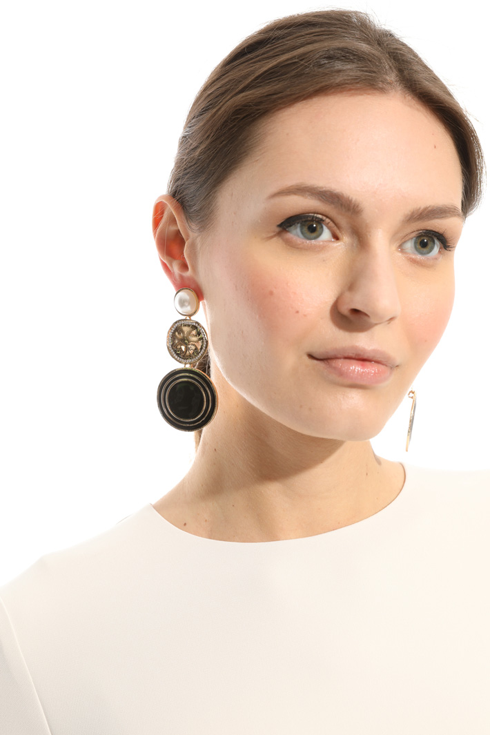 Orecchini con dischi metallici Intrend Orecchini con dischi metallici Intrend