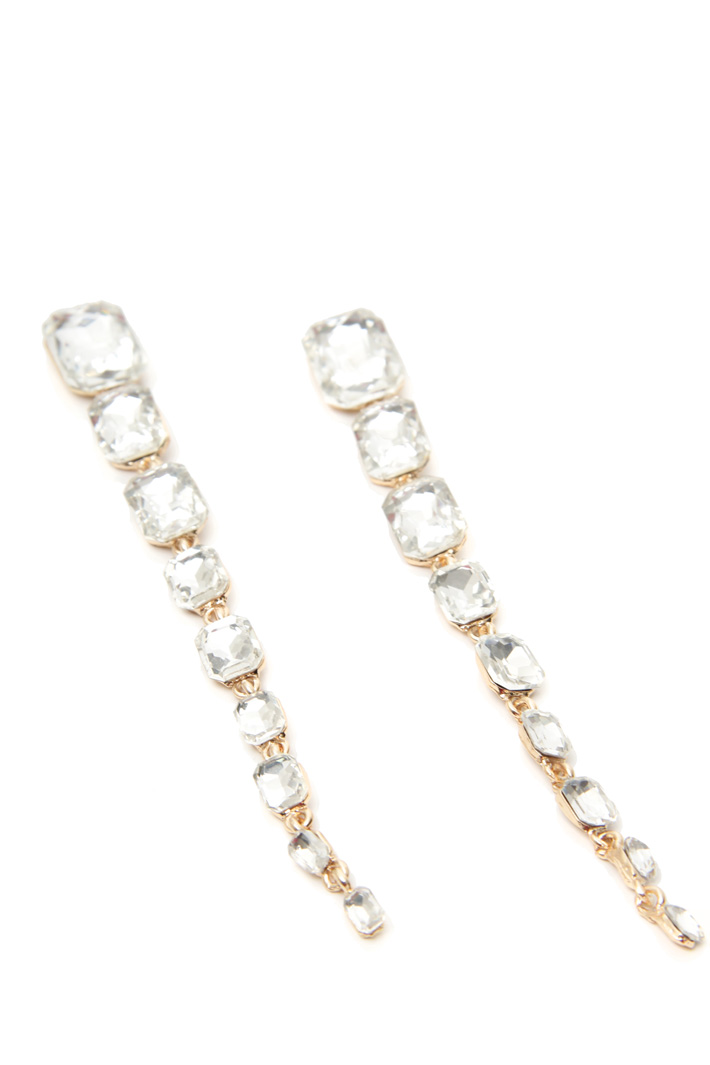 Glass stone earrings Intrend Glass stone earrings Intrend