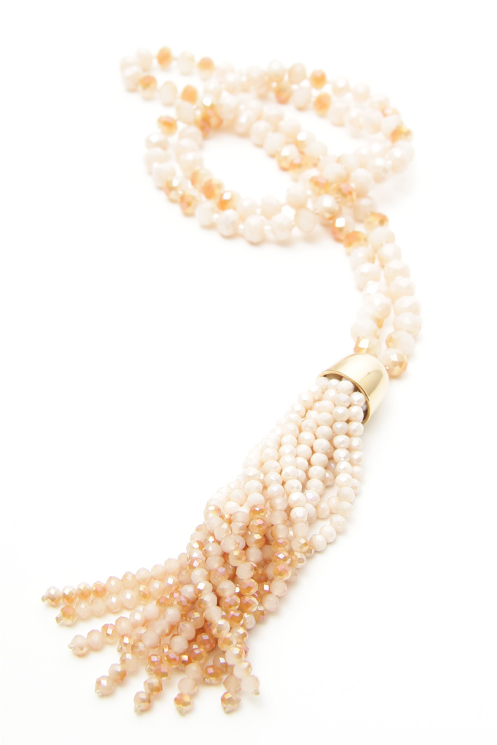 Multifaceted bead necklace Intrend Multifaceted bead necklace Intrend