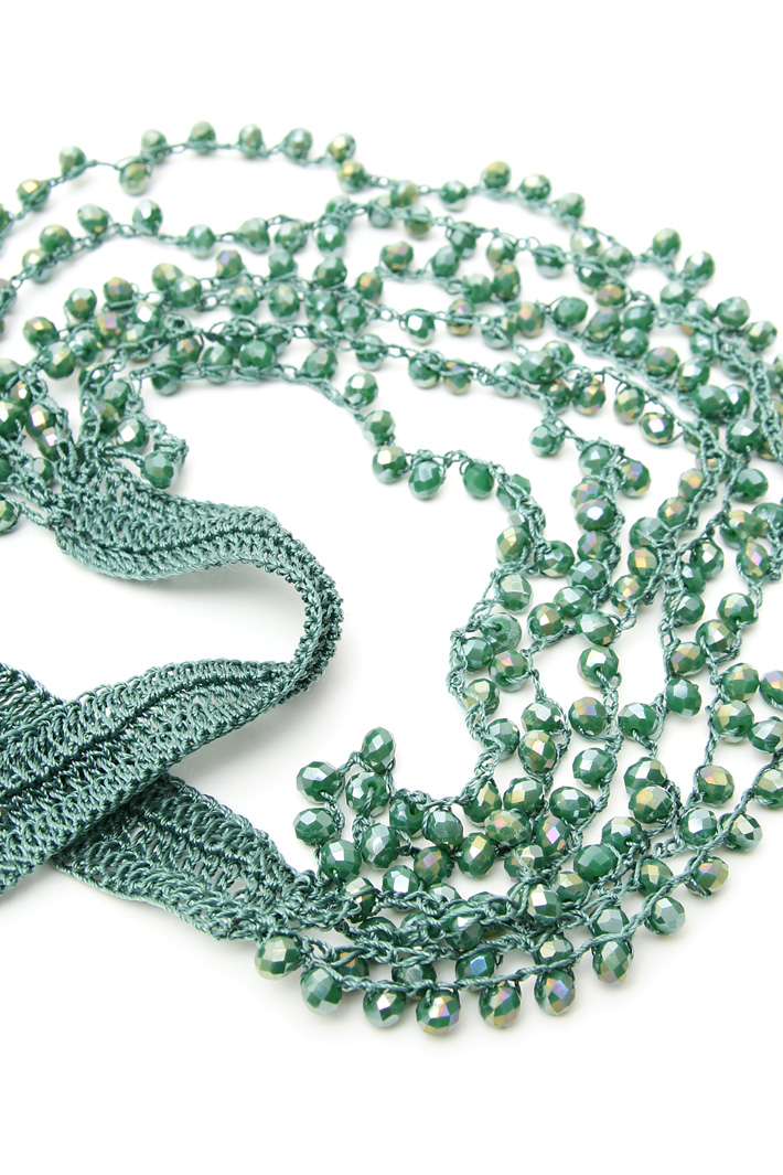 Collana in tessuto e vetro Intrend Collana in tessuto e vetro Intrend
