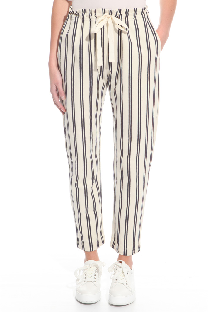 Pantalone in jersey chevron Intrend Pantalone in jersey chevron Intrend