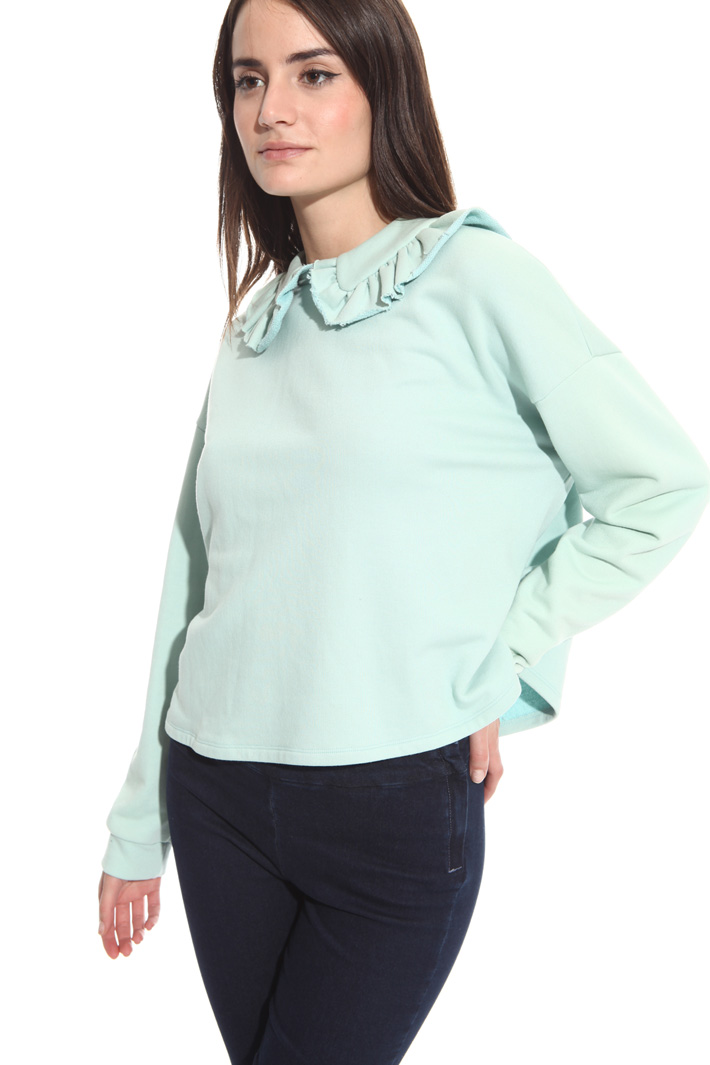 Felpa con maxi colletto Intrend Felpa con maxi colletto Intrend