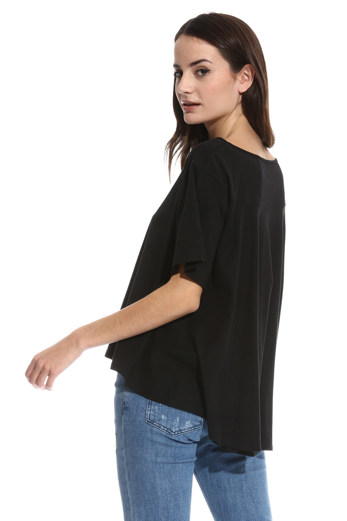 Flared jersey T-shirt Intrend Flared jersey T-shirt Intrend