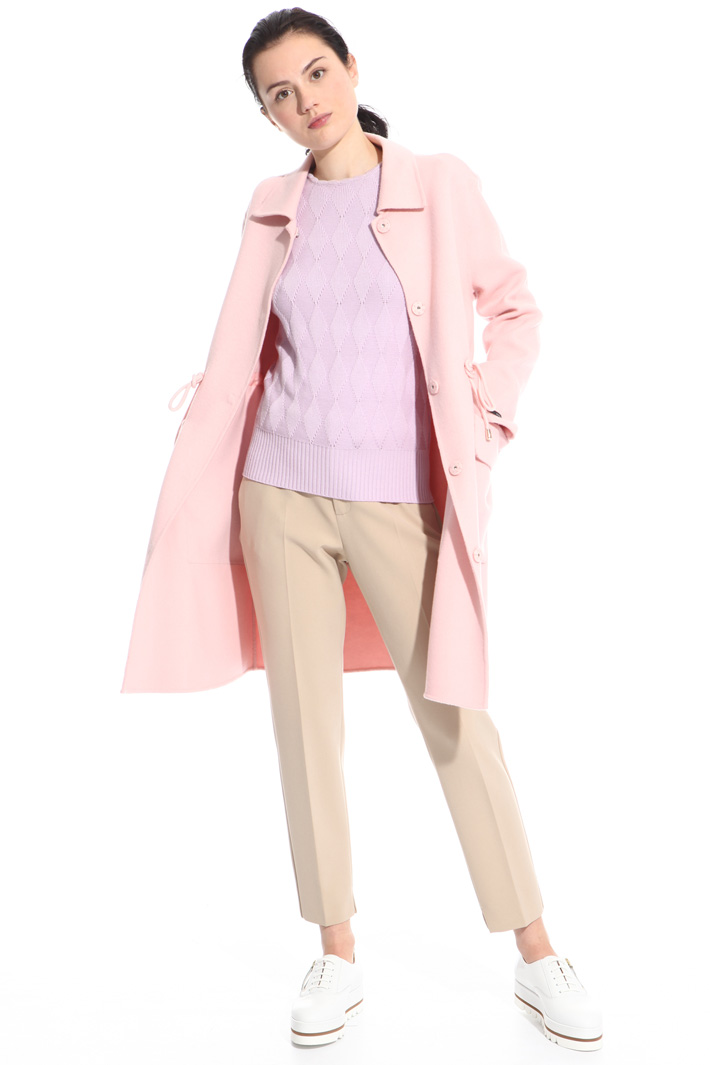 Waist drawstring coat Intrend Waist drawstring coat Intrend