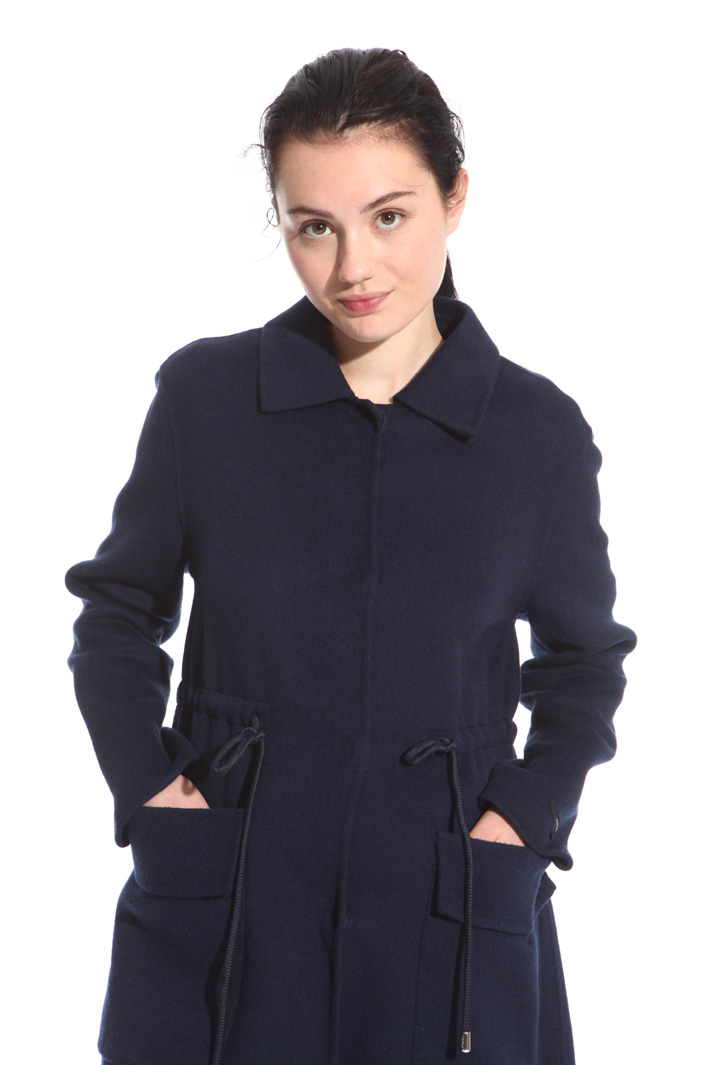 Waist drawstring coat Intrend Waist drawstring coat Intrend