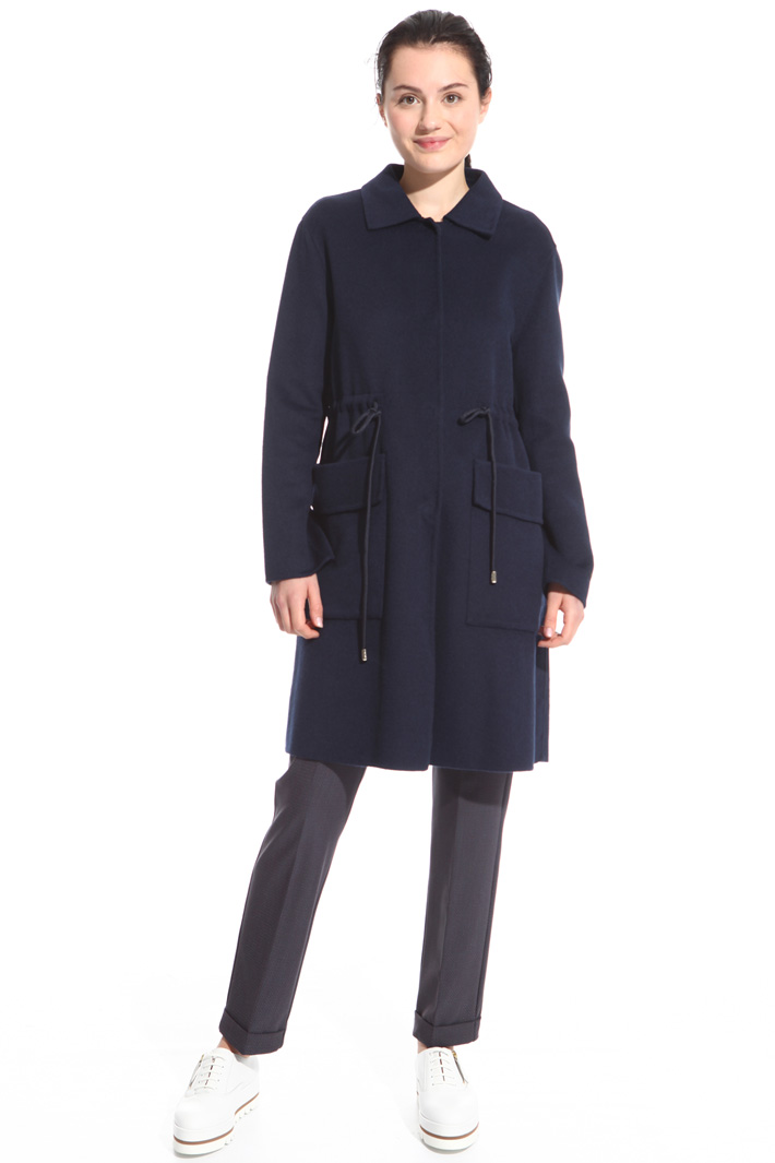 Waist drawstring coat Intrend Waist drawstring coat Intrend
