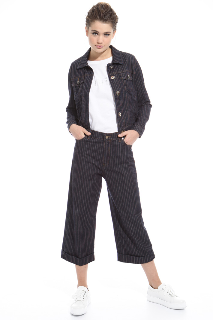 Giacca in denim gessato Intrend Giacca in denim gessato Intrend