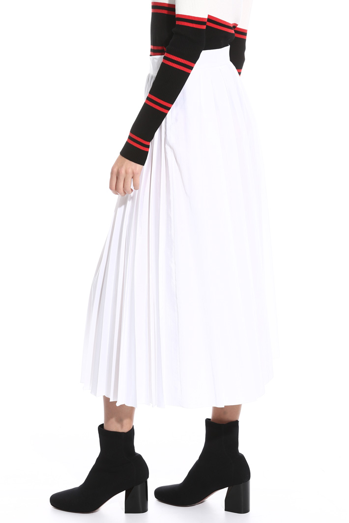 Pleated poplin skirt Intrend Pleated poplin skirt Intrend