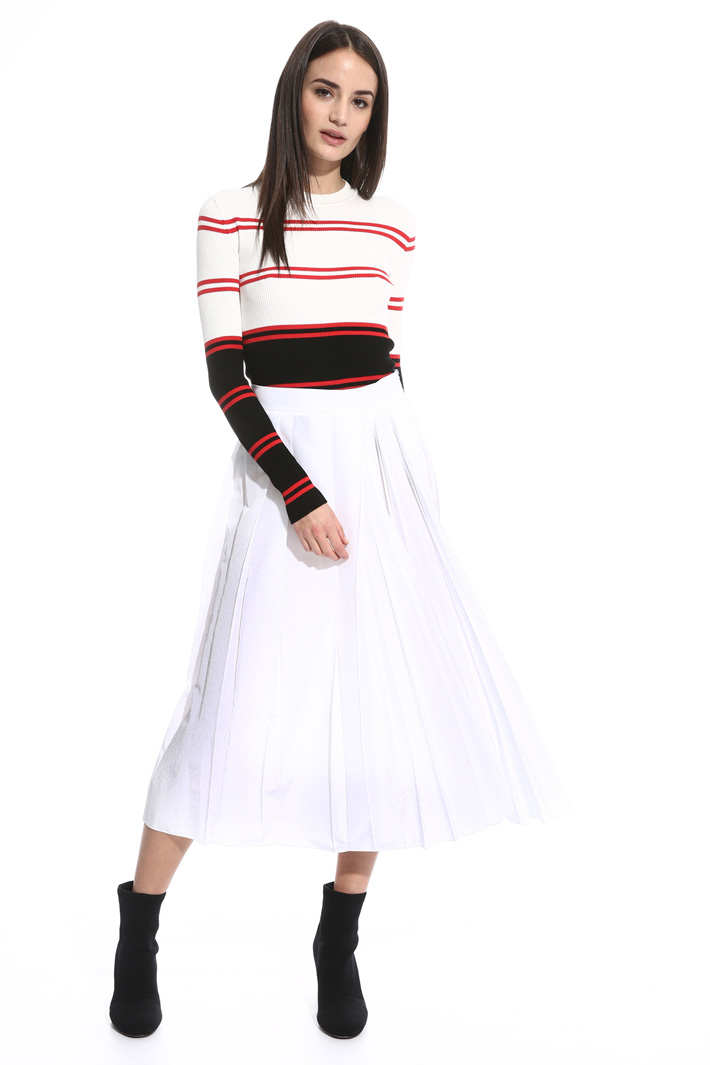 Pleated poplin skirt Intrend Pleated poplin skirt Intrend