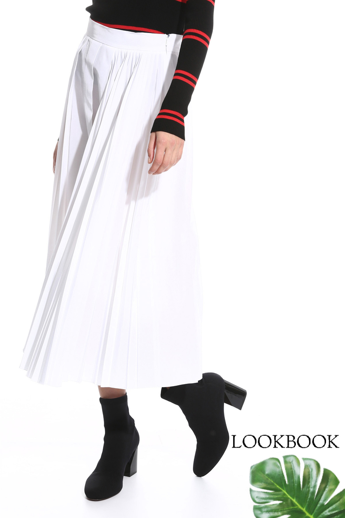 Pleated poplin skirt Intrend Pleated poplin skirt Intrend