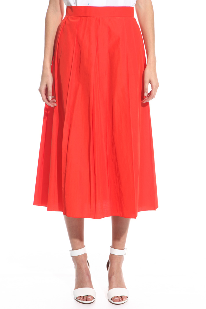 Pleated poplin skirt Intrend Pleated poplin skirt Intrend