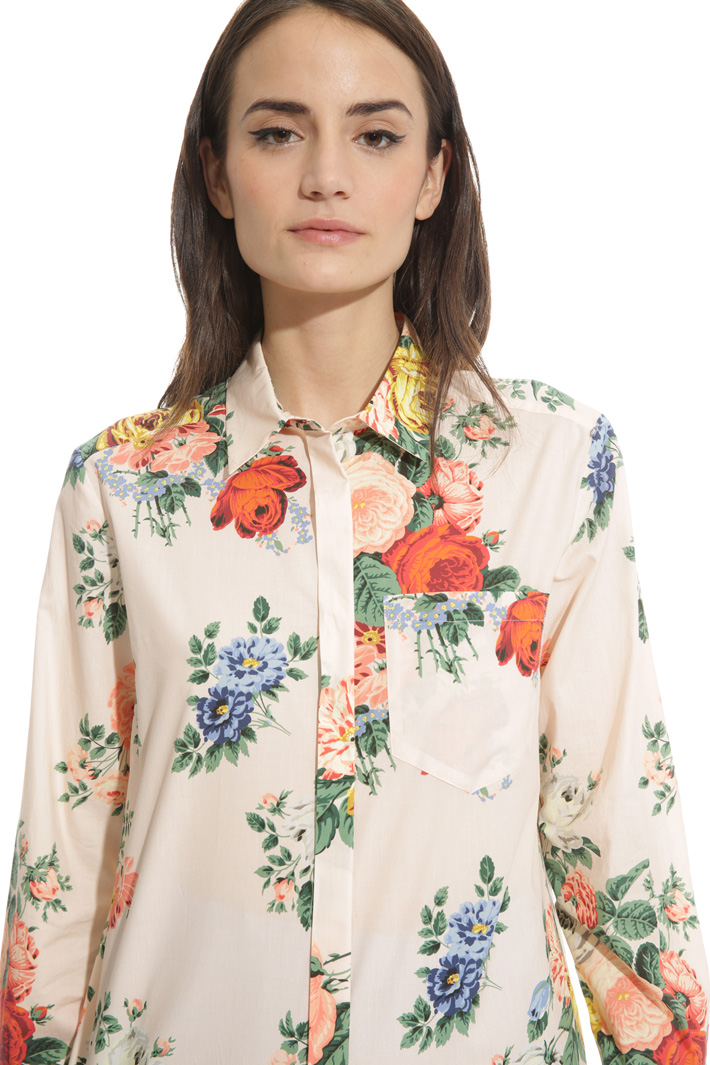 Camicia in popeline stampato Intrend Camicia in popeline stampato Intrend