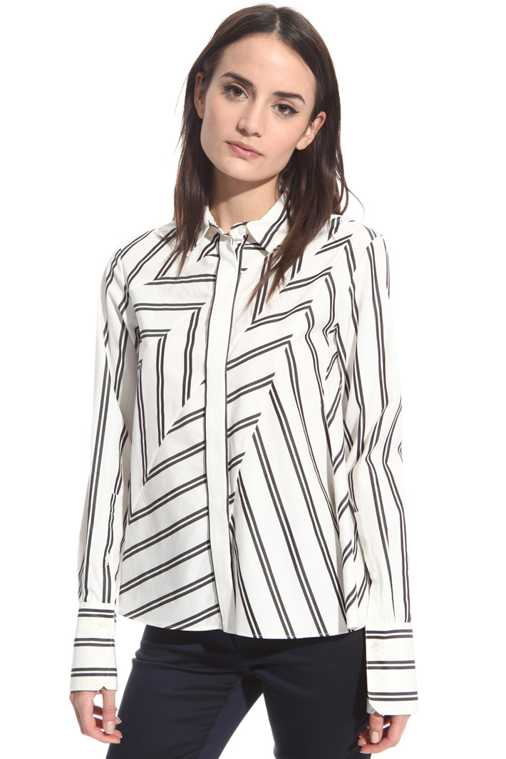 Camicia stampata a righe Intrend Camicia stampata a righe Intrend