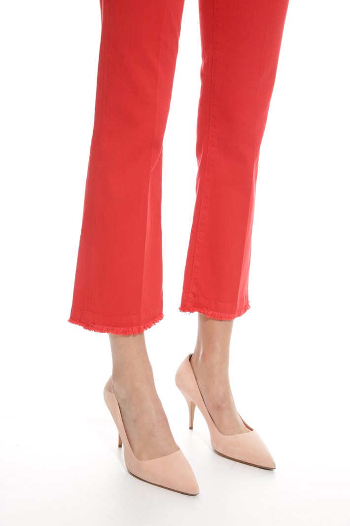 Fringed hem trousers Intrend Fringed hem trousers Intrend