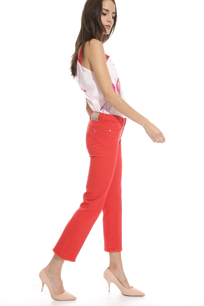 Fringed hem trousers Intrend Fringed hem trousers Intrend