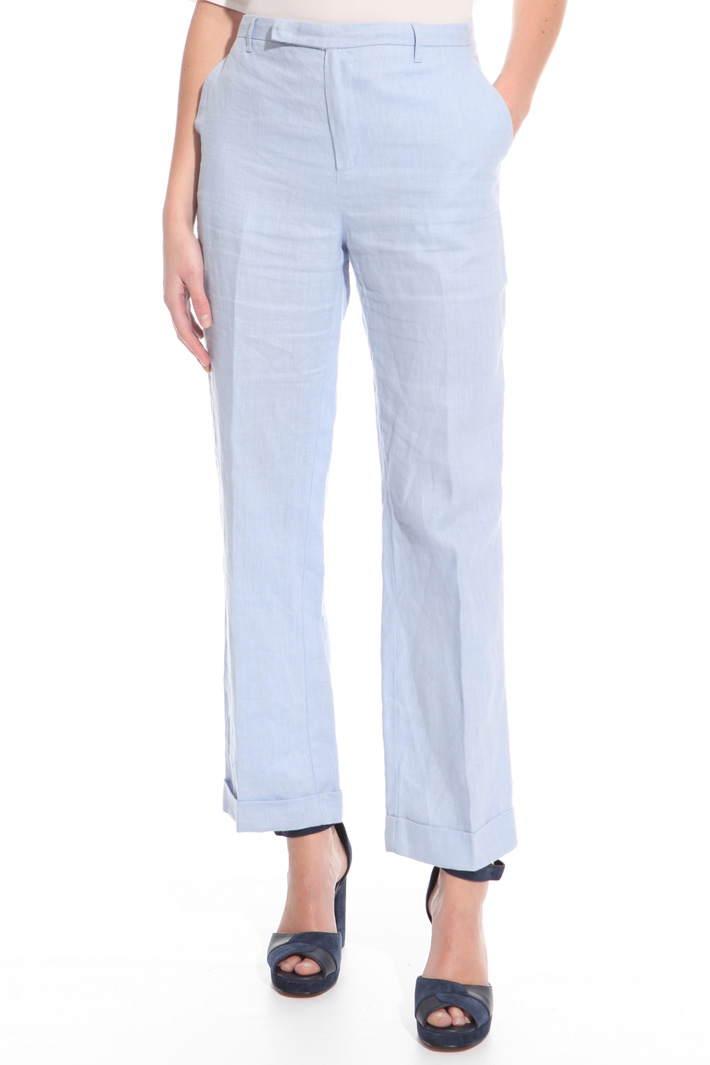 Pantalone in puro lino Intrend Pantalone in puro lino Intrend