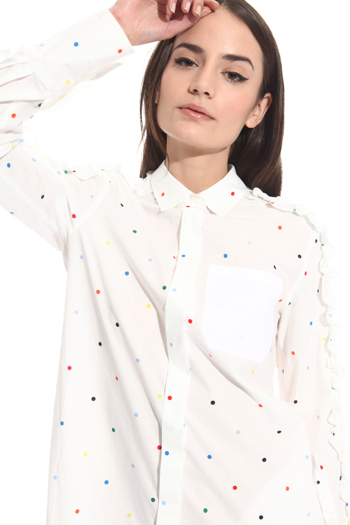 Frilled short dress Intrend Frilled short dress Intrend