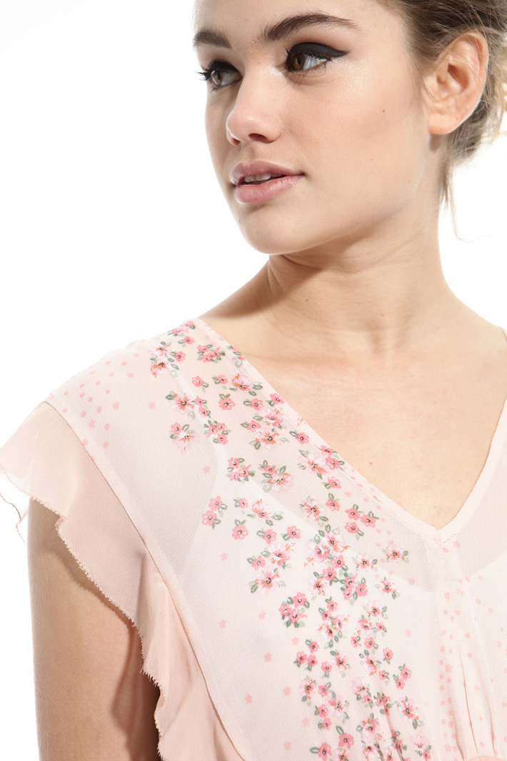 Abito scivolato in georgette Intrend Abito scivolato in georgette Intrend